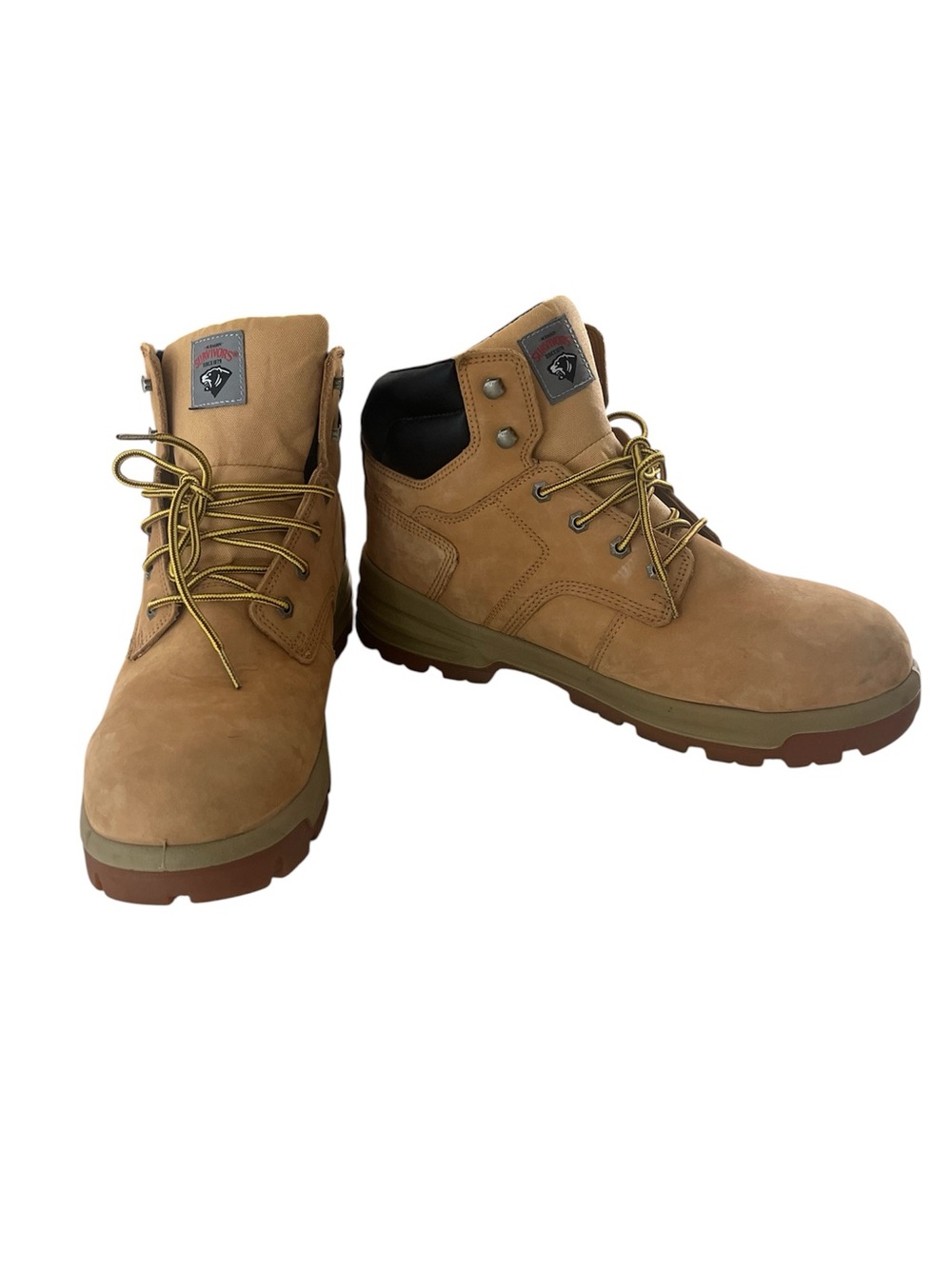 Herman Survivors Boulder Men's 14W Steel Toe Work Boots Tan Outdoor Utility